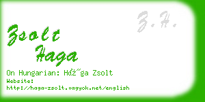 zsolt haga business card